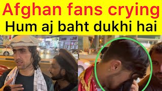 Afghan fans crying over lost vs Pakistan in Asia cup