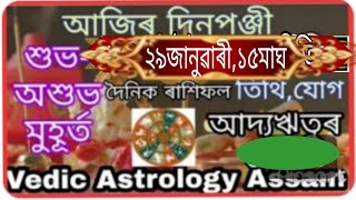 আজিৰ দিনপঞ্জী#২৯জানুৱাৰী,১৫মাঘ