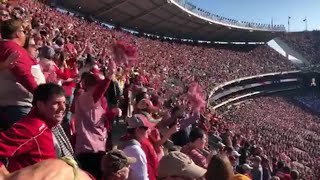 RAW VIDEO: Crowd responds as Trump is introduced at LSU-Alabama game