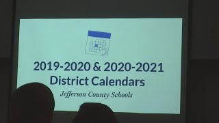 Jefferson County School Board discusses changes to district calendar