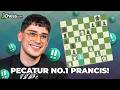 Pecatur No 1 Perancis vs Mantan Juara Dunia Catur Cepat | Alireza Firouzja vs Nodirbek Abdusattorov