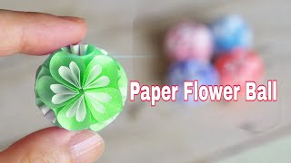 DIY how to make paper flower ball 'kusudama'