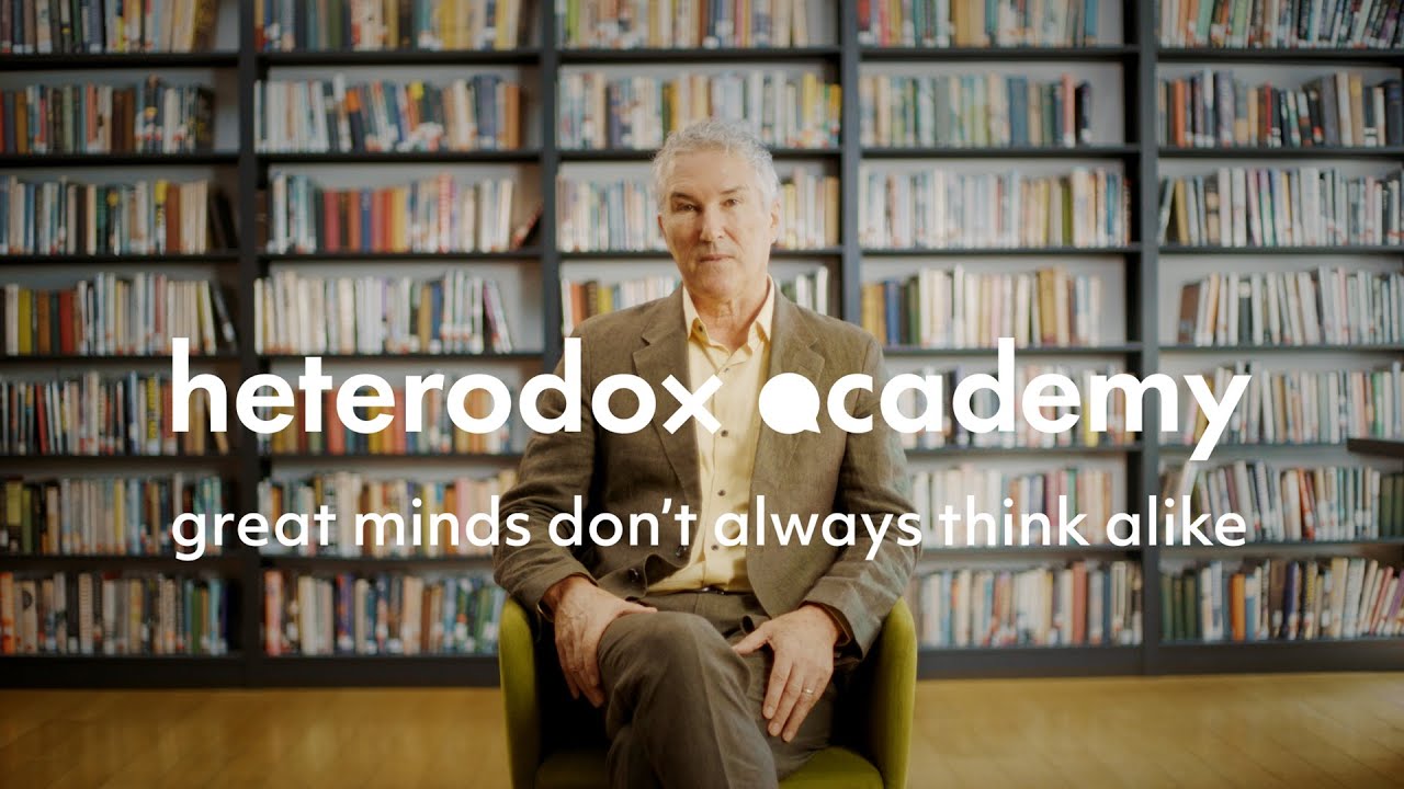 Not All Great Minds Think Alike John Tomasi Heterodox Academy Youtube