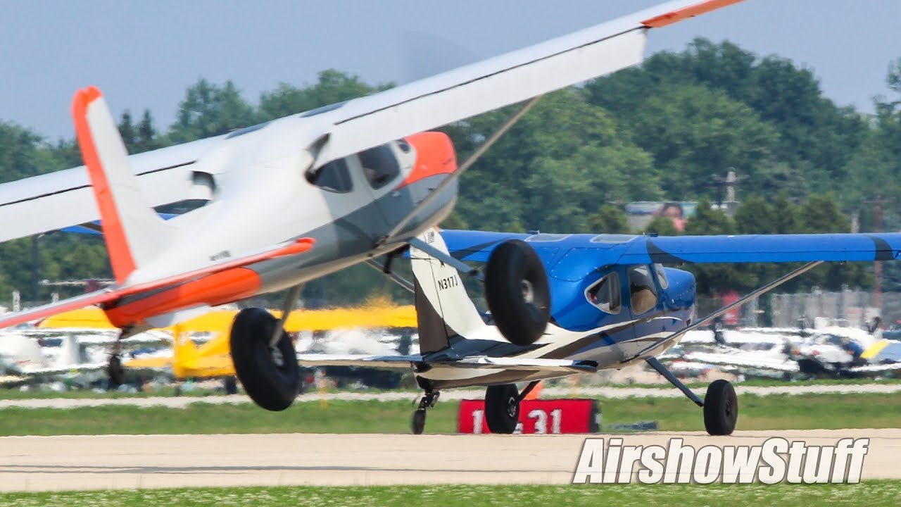 Gusty Oshkosh Arrivals (Sunday Part 2) - EAA AirVenture Oshkosh 2018 ...