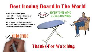 Best Ironing Boards In The World - Top 10 Compact Ironing Board 2017