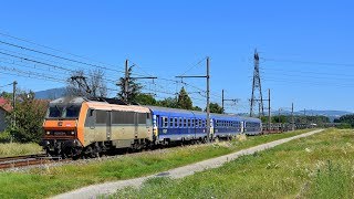 Un train militaire de retour de Bretagne