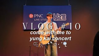 vlog #10 || come with me to yung kai concert at live 95.5!😆💙 #yungkai #blue #concert