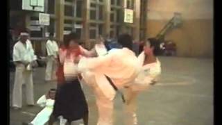 Pokaz Hrubieszowskiej Sekcji Karate (1992 r.)