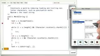 Using the Debugger with Sara 2 - Intro to Java Programming