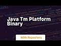 java tm platform binary