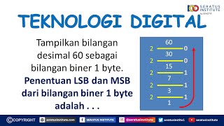 Teknologi Digital - Soal 9 LSB dan MSB