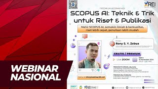 SCOPUS AI: Teknik & Trik untuk Riset & Publikasi