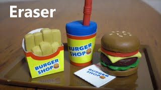 消しゴム作成 Eraser 3 - Hamburger ハンバーガー