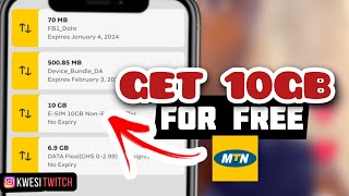 HOW TO GET 10GB DATA ON MTN