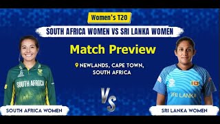 ICC Womens T20 World Cup : South Africa Women vs Sri Lanka Women, 1st Match Analysis & prediction