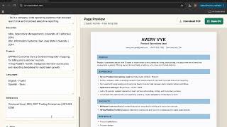 Create a Professional CV in Minutes for FREE