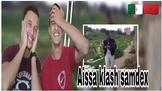 Aissa clash samdex (Reaction) ردة فعل مغربيين 🇲🇦🇩🇿