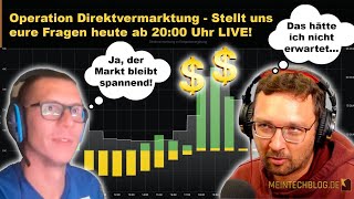 Operation Direktvermarktung - Stellt uns eure Fragen heute ab 20:00 Uhr LIVE!