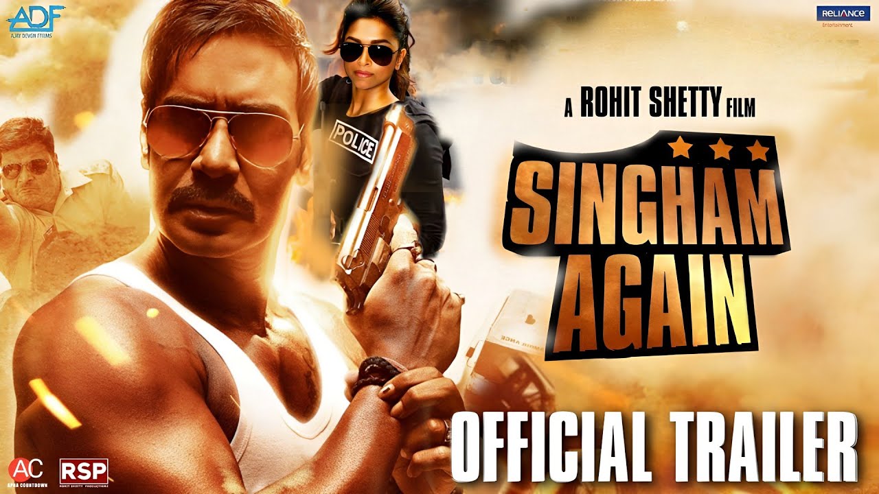 Singham Again Official Trailer | Ajay Devgn, Deepika Padukone, Daya ...