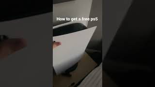 How to get a ps5 for free