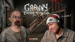 🔴 *TakSeram* OOHAMI CUBA KELUAR DARI RUMAH NENEK HANTU NI!😏 - Granny: Escape Together (Malaysia)