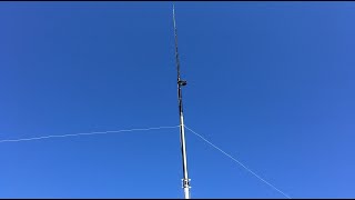 Antenna T2LT mounting at the rooftop for CB radio