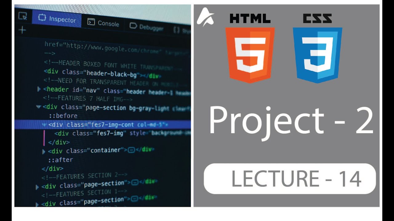 HTML Complete Course Lecture - 14 Project - 2 - YouTube