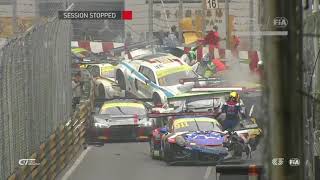 意外系列：Macau GRAND PRIX澳門格蘭披治連環撞車經過-FIA GT World Cup huge pile up