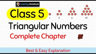Triangular numbers | Triangular number pattern