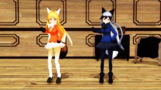 【MMDけもフレ】恋【キタキツネ\u0026ギンギツネ】