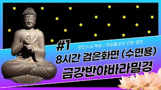 [불경] 마음의 행복과 평온을 가져다주는 영인스님 금강경 8시간 검은화면 수면용