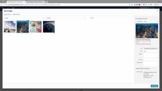 Front end editor for visual composer
