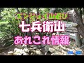 七兵衛山あれこれ情報