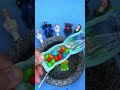 asmr SATISFYING CRUSHING orange FRIES BURGER JELLY CANDY #shorts #satisfying #toys #lego