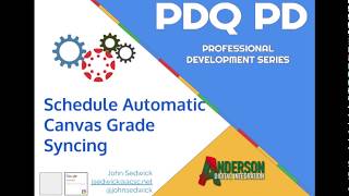 Setting Up Canvas Auto Grade Sync