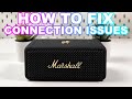 How to Fix Marshall Emberton II Bluetooth Connection Issues