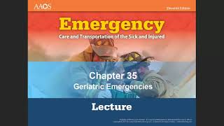 EMT03 Geriatric Emergencies