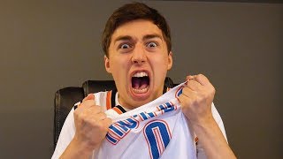 THUNDER FAN REACTION TO RUSSELL WESTBROOK TRADE TO THE HOUSTON ROCKETS