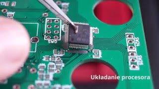 Lutowanie mikroprocesora SMD (STM32F103C8T6)