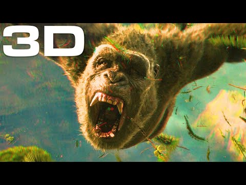4K 3D • Into The Hollow Earth - Godzilla vs. Kong (7.1 Audio)