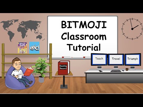 Interactive Bitmoji Classroom tutorial Google Classroom and SeeSaw