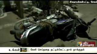 Miscreants damage houses, vehicles at Seelanayakanpatti, Salem