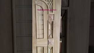 Pure Teak Wood (Sagwan) Designer Door | सागवान का दरवाजा #doors #woodworking #lavishhomes