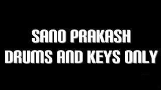 Sano prakash guitar backing track/ drums and keys only