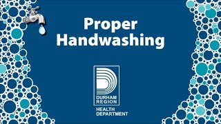 Proper Handwashing