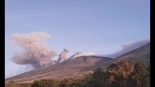 Reportan explosiones en el Volcán de Pacaya