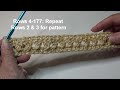 easy crochet fall trails šátek opakování ve dvou řadách makeitpremier