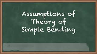 Simple Bending Assumptions In Strength Of Materials | GATE