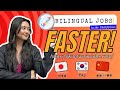 Find job faster!! Advertisement website for Japanese, Korean, Chinese speakers in Philippines