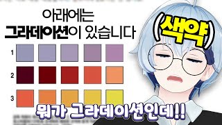 색약이 컬러리스트 자격증 시험을 본다면?